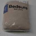 Bedsure Cotton Duvet Cover King - 100% Cotton Waffle Weave Linen Color Duvet Cover, GentleSoft and Breathable King Bedding Set for All Season, 3 Pieces, 104"x90"