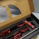 Motorcycle Rear Fork Extension Device Suspension Refit Flat Forks Assy Compatible with Honda Grom MSX125 (Red)