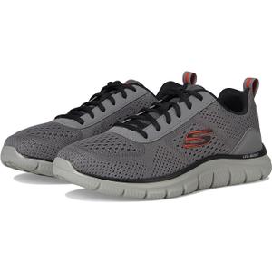 Skechers Men's Track Leshur Casual, Memory Foam, Machine Washable, Vegan, Lightweight Mesh, Traditional Lace-up 10.5