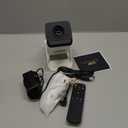 Mini Projector with WiFi 6 and Bluetooth 5.4 Built-in Apps Portable Projector Android 11 Auto Keystone 1080P 4K Support for Bedroom Outdoor Compatible with iOS/HDMI/TV Stick VisualCube 300