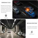 360 Full View Dash Cam Front and Rear Inside, 4 Channel Dashcam 1080P Full HD Dash Camera for Cars with Infrared Lamps Night Vision G-Sensor, Parking Mode, 64GB SD Card Car Accessories