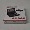 GPX PD701B PD701B Standard Portable DVD Player with 7-in. Swivel Screen and Remote