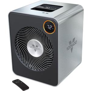 Vornado VMHi600 Whole Room Metal Space Heater, Digital Thermostat, Remote Control, 1500 Watts, Stainless Steel