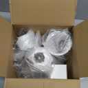 FUDESY Outdoor Post Light, Outdoor White Lamp Post Light Fixture with Pier Mount Base, Waterproof Pole Light Fixture with E26 Socket, Exterior Lamp Post Lantern for Garden Yard Patio Pathway (No Sensor)