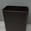 Cesun Small Bathroom Trash Can, 2.1 Gallons, Open-Top, Brown Metal, Stainless Steel, Modern, Ideal for Bathroom, Bedroom, Home Office,Toilet, Rv,Near Desk, Under Sink