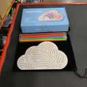 Double-Sided Sensory Activity Board Fidget Toys for Kids Adults, Quiet Silicone ADHD Calming Autism Toy for Car Ride Airplane Travel, Birthday Gifts for 3 4 5 6 7 8 Years Old Boys Girls Toddlers