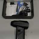 Compressed Air Duster, 200000RPM Electric Air Duster with Light, 4-Gear Adjustable Cordless Dust Blower for Computer, Keyboard, Outdoor, Home and Car (FB09-Black)