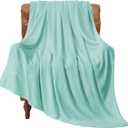BEDELITE Fleece Blanket Twin Size Haze Blue Throw Blankets for Couch & Bed, Luxury Plush Cozy Fuzzy Blanket 60x80 inches, Super Soft Warm Lightweight Throw Blanket for Travel Camping