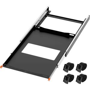 ALL-TOP Fridge Slide (Inner 29.3 x 18.7in) Vehicle Refrigerator Freezer Slider with 4 Buckle Straps, Universal Fit, Max 287 LBS, 3rd Gen