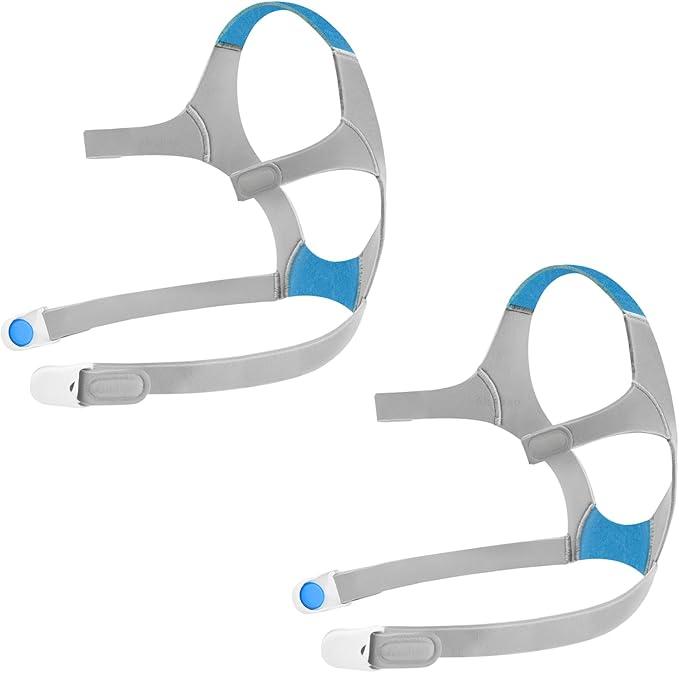 F20 Headgear Compatible with ResMed AirFit/AirTouch F20 Full Face Mask Headgear - Large (2 x F20 Nasal Mask Headgear + 4 x Magnetic Clips)