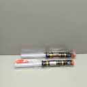 2-in-1 Light Up Swords Dual Saber(3 Color Changing Led), Fx Sound (Motion Sensitive) and Telescopic Handle for Galaxy War Fighter Warriors, Halloween Party Kid Gift, Christmas Birthday Present