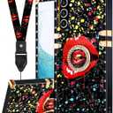 Loheckle for Samsung Galaxy S24 Plus Case for Women Girls Teens Designer Cute Cases with Ring Stand Holder and Lanyard Stylish Aesthetics Red Lips Luxury Cover for S24 Plus