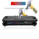 CDCHGAM Switch 2 ArmorLock Bundle 2025 - ABS Screen Protector Top Cover & Detachable TPU Shell, 2 Joycon Thumbcaps, 2X 9H Tempered Glass | Kid/Pet-Proof, Enhanced Grip, Dock-Incompatible (Matte Black)