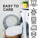 Crown Collection Silver Solid Free Size Pillow Shams Set of 2 - Hypoallergenic 500-TC 100% Egyptian Cotton Decorative Tailored Poplin Pillow Cover (Silver, Emperor/Oversize 20'' x 40'') (King / Cal-king 20x40")