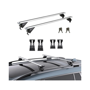TANX Universal Roof Rack Cross Bars, 52" Aluminum Roof Rails with 200lbs Load Capacity, Fits Raised & Flush Mount Cross Bars