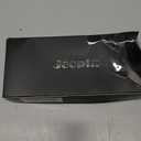 Joopin Square Aviator Sunglasses for Men Women Retro Pilot Sun Glasses Polarized UV Protection Double Bridge Shades (Black Frame Black Lens)