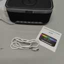 GILLIER Wireless Charging Alarm Clock Radio for Bedrooms  15W Fast Wireless Charger Station for iPhone/Samsung, Bluetooth Stereo Speaker with FM Radio, Dimmable Display, USB Port, Sleep Timer, Black