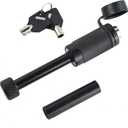 TOPTOW Trailer Hitch Receiver Lock, 1/2-in Pin Diameter with 5/8-in Sleeve Diameter, 2.75-in Usable Length, Black Nickel Locking Pin