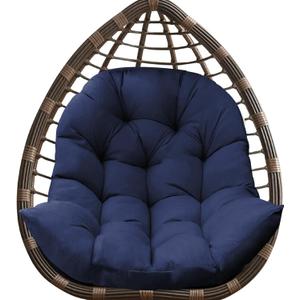 DANGHOOGY Egg Chair Cushion, Waterproof Outdoor Egg Replacement Cushions, Patio Chair Cushions for Outdoor Funiture, Thickened Hanging Chair Cushion, 35x47x7 Inches (Navy)