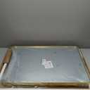 TokeShimi Gold Bathroom Mirror 22x30,HD Tempered Glass,Brushed Gold Bathroom Vanity Mirror for Over Sink,Aluminum Framed Mirror Wall(Horizontal/Vertical)