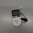 Diymore 1800W Plug in Thermostat Temperature Controller Electric Digital RV Thermostats Heating Cooling Control Mode Timer White 120V 15A Digital Temperature Controller Thermostat Timer LCD Display