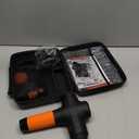 SQUATZ Portable Electric Massage Gun - Touchscreen Controls, Handheld Deep Tissue Massager for Sports Relief, 7 Speed Levels & 8 Massage Heads, 4800mAh Battery, High Power & Low Noise