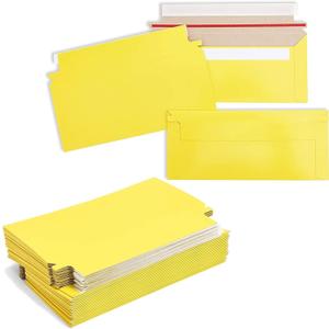 Tear-Strip Yellow Envelopes (48 Pack)