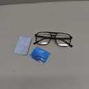 FEISEDY Blue Light Blocking Glasses Fake Nerd Clear Square Computer Lightweight Pilot Glasses Frame Oversized B2866