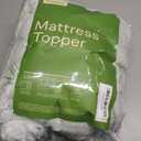 Ultra Soft Twin XL Size Mattress Topper - Viscose Made from Bamboo Pillow Top Mattress Pad for Back Pain Relief - Naturally Cooling for Hot Sleepers, Green