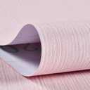 Haimin Grasscloth Wallpaper Textured 24in X 393in Fabric Contact Paper Pink Wall Paper Textured Linen Peel and Stick Self-Adhesive Thick Vinyl Embossed Film Wallpaper (Pink)