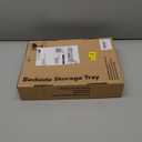 Krafnex Bedside Shelf for Bunk Bed & Dorm, College Essentials, Loft Bed, Floating Desk Tray, Bedside Caddy with Storage, Loft Nightstand Decor  Cable Organizer, Black