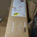 Baby Delight Lunaire Full Size Crib | Breathable Mesh Baby Crib | Tool-Free Assembly Baby Bed | Driftwood Grey