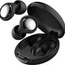 Ear Plugs for Sleeping Noise Cancelling, 2025 Upgraded NRR 45dB EarPlugs for Sleeping, Concerts & Festivals, Traveling, Studying, Focus, Reusable, Ear Protection, 7 Pair Silicone Eartips (Black)