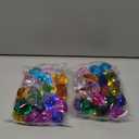 Niceup 60pcs Heart Gems Fake Diamond Diving Pool Toys 1.57in Small Crystal Acrylic 3D Heart Shape Gemstones for Priness Mermaid Treasure Hunt Wedding Party Favors