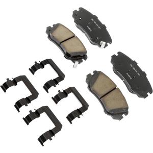 ACDelco Gold 17D1421CHF1 (19428009) Ceramic Front Disc Brake Pad Kit with Clips