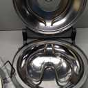 KLAIF 12" Electric Countertop Pizza Oven Indoor With Ceramic Stone, Dual Adjustable Temperature Controls, Includes 4 Pizza Tools, LMR-Black