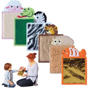 ODOXIA Sensory Mats for Autistic Children | Sensory Tiles for Kids | Sensory Wall Panel | Sensory Mats (Animals) | Sensory Toys | Sensory Room Equipment | Sensory Disorder Toys for Tactile Play