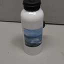 3dRose "The Oregon Coast & Cannon Beach From Ecola State Park Oregon. Sports" Water Bottle, 21 oz, Natural