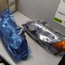Nilight 2006 2007 2008 2009 2010 2011 Civic Headlights Amber Sedan 4 Door Only Headlights Assembly Headlamp Replacement, Driver and Passenger Side, Black Housing Amber Reflector (2006-20011 Civic 4Dr)