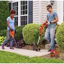 BLACK+DECKER 20V MAX* POWERCONNECT 10 in. 2in1 Cordless String Trimmer/Edger + Sweeper Combo Kit (LCC222)