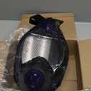 Full Face Snorkel Mask- Snorkeling Gear for Adults with Safe Dry Top Breathing System, Latest Foldable Panoramic View Snorkeling Mask for Men and Women, Anti Fog Anti Leak (Small-Medium, Dark Blue)