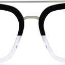 Zeelool Aviator Blue Light Blocking Glasses for Men, Retro Glasses Computer Eyeglasses with Anti UV, Eyestrain and Glare Lens ZJGX642196-02B