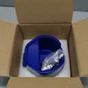 Heavy Duty Anti Theft Trailer Lock, Universal Fit 1-7/8", 2" and 2-5/16" Couplers, Reinforced Solid Steel Tow Lock for Trailer Tongue, Hitch Lock for RV, Cargo, Boat, Camper, Utility (Blue)