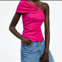 Zara Women's Pink Blouse XS