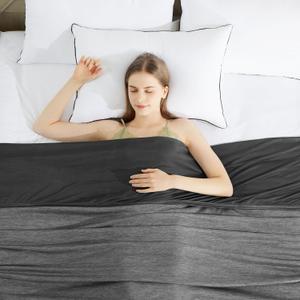 HYLEORY Cooling Blankets for Hot Sleepers, Cool Summer Blanket Keep Body Cool for Night Sweats Double Sided Lightweight Breathable Blanket for Bed Couch Sofa, Throw (50"x70"), Black HYLEORY Cooling Blankets for Hot Sleepers, Cool Summer Blanket Keep Body Cool for Night Sweats Double Sided Lightweight Breathable Blanket for Bed Couch Sofa, Throw (50"x70"), Black