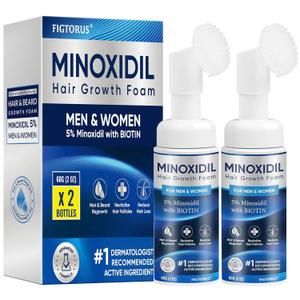 5% Minoxidil Foam, Minoxidil for Men Foam, Minoxidil for Women Hair Growth, Minoxidil for Men and Women. (4 Ounce)