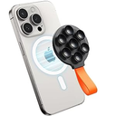 JOYROOM Magnetic Suction Cup Phone Mount, Silicone Suction Phone Case Grip Stand Holder for MagSafe, Hands-Free Mirror Shower Phone Holder Mount Fit iPhone 16 Pro Max, TikTok Creator|Videos|Selfies