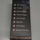 Bluetooth Alarm Clock 12/24H, Black