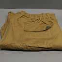 Kinghua Mens Baggy Cargo Pants Casual Loose Fit Elastic Waist Cotton Twill Cargo Pants,46 , Khaki