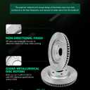 SCITOO Brake Kit Front Discs Brake Rotors and Ceramic Brake Pads:5569;D369
fit for Cadillac Escalade,for Chevy Blazer K1500 Suburban K2500 1500 Tahoe,for GMC K1500 Suburban K2500,for GMC Yukon